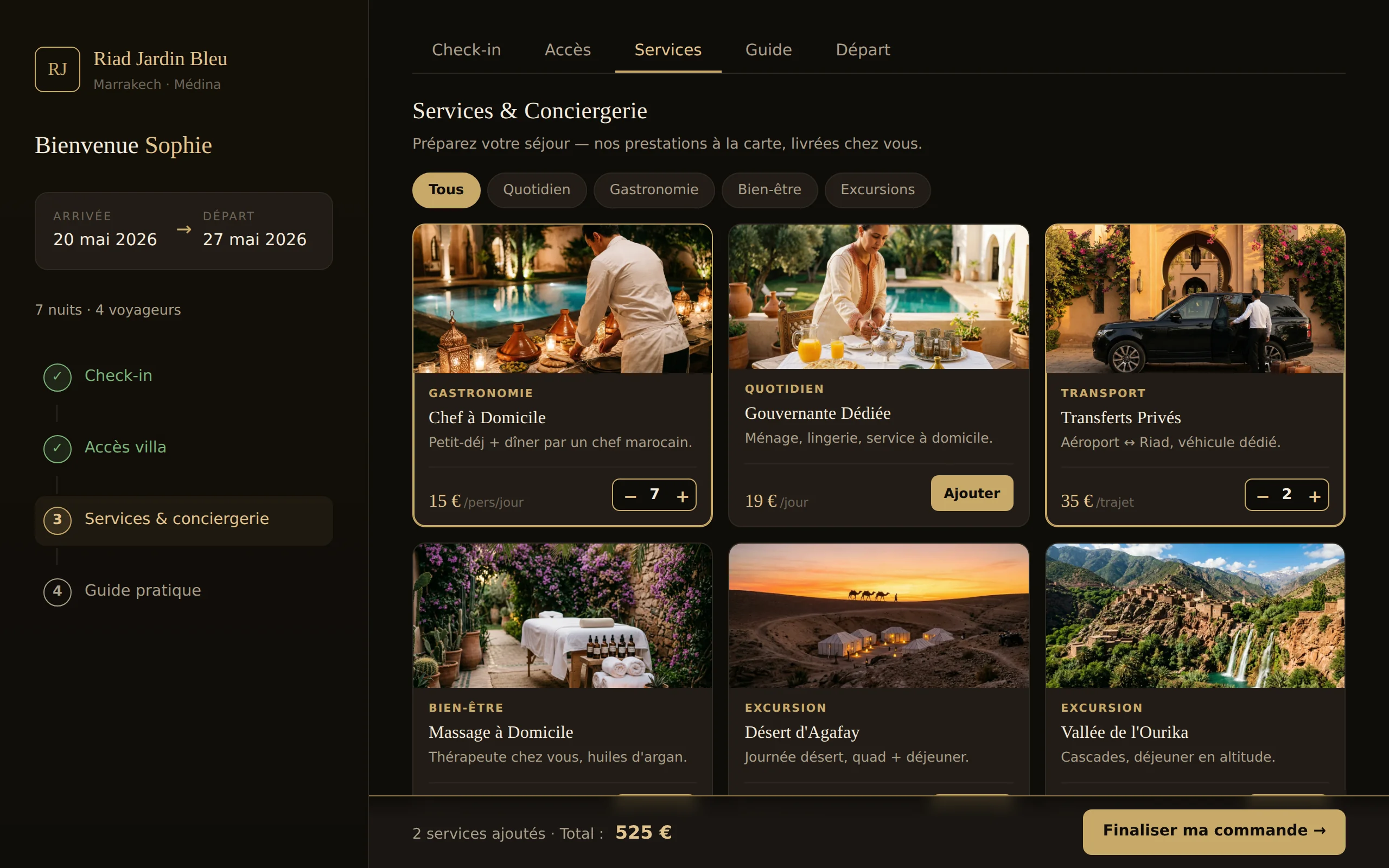 Services & conciergerie